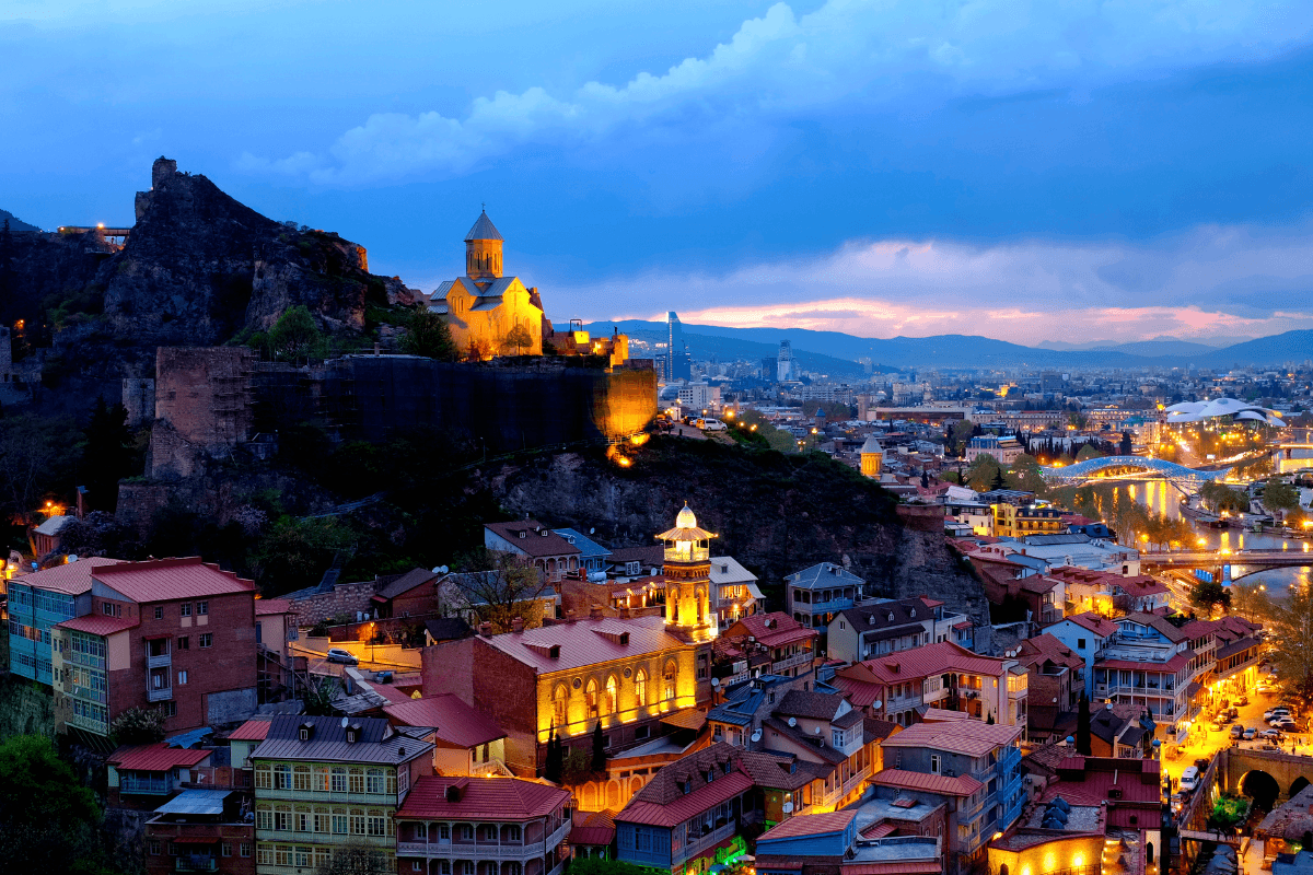 Ankunft Tiflis Georgien 10 Tage Rundreise
