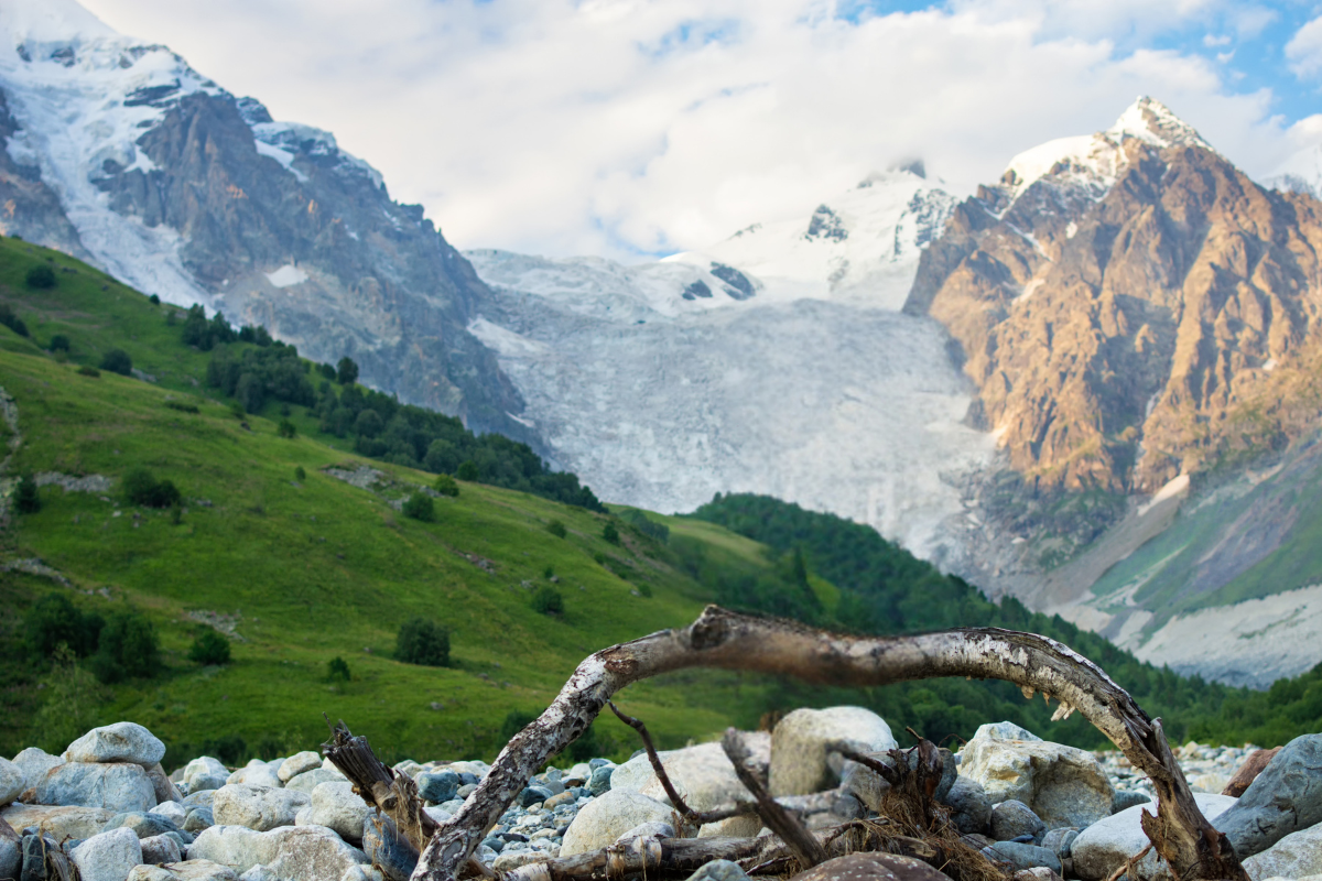 Wander- und Trekkingreise Georgien Gletscher bei Adishi
