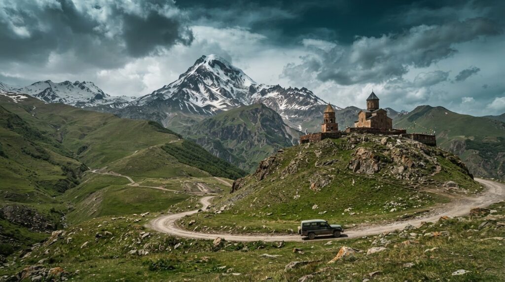 Kazbek in Georgien: Natur, Höhe und Reiseplanung